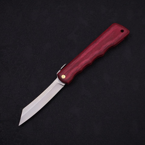 Higonokami VG-10 110mm Woody Beni (4.3”)-[Musashi]-[Japanese-Kitchen-Knives]