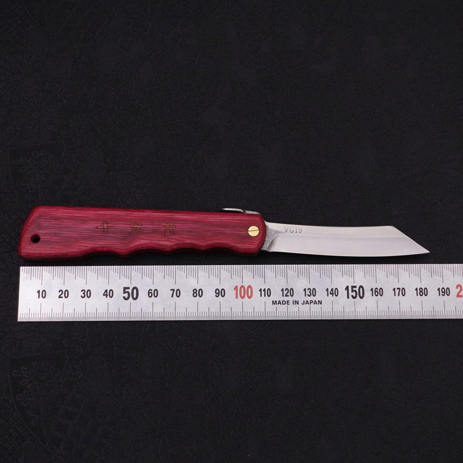 Higonokami VG-10 110mm Woody Beni-[Musashi]-[Japanese-Kitchen-Knives]