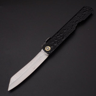 Mizushibuki Aogami Higonokami Black 100mm-[Musashi]-[Japanese-Kitchen-Knives]