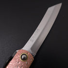 Mizushibuki Aogami Higonokami Pink 100mm (3.9”)-[Musashi]-[Japanese-Kitchen-Knives]
