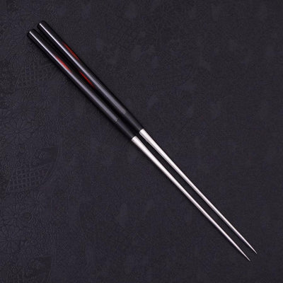 Moribashi Chopsticks Honyaki Stainless Dawn Handle 150mm-[Musashi]-[Japanese-Kitchen-Knives]