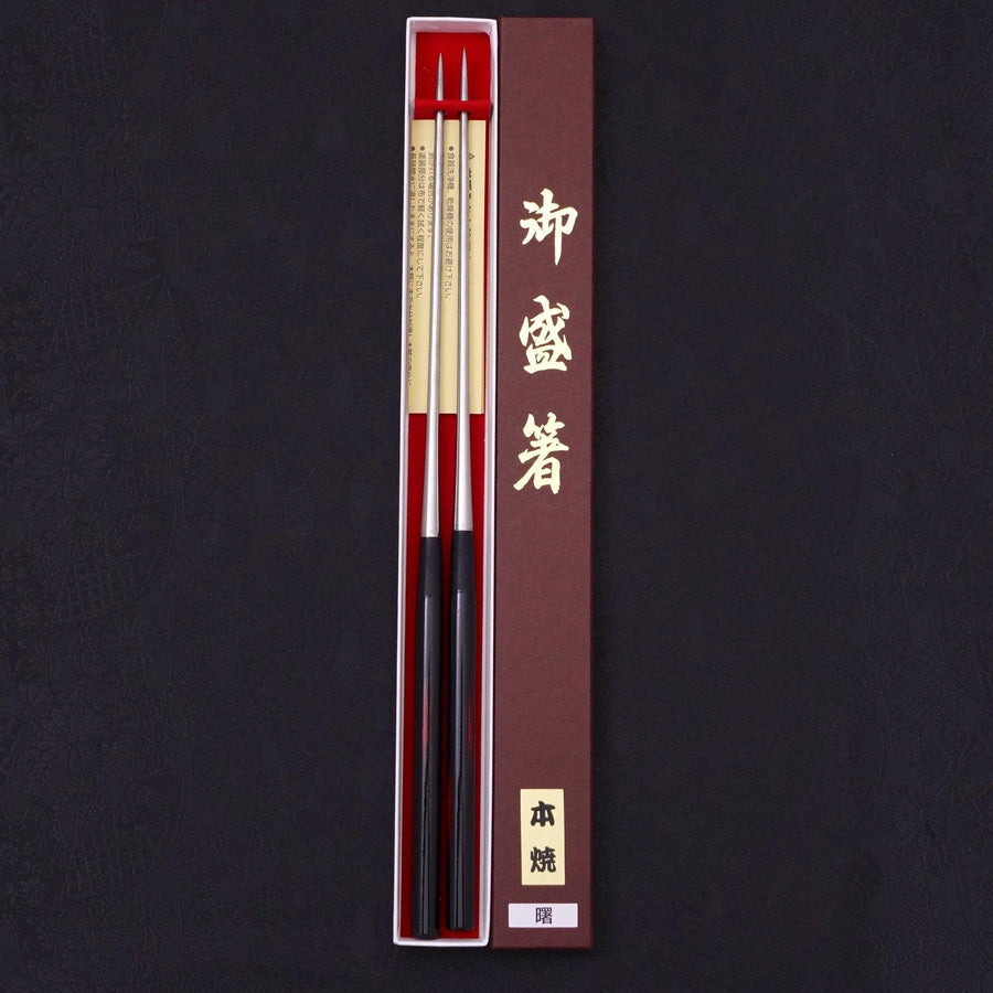 Moribashi Chopsticks Honyaki Stainless Dawn Handle 180mm – MUSASHI