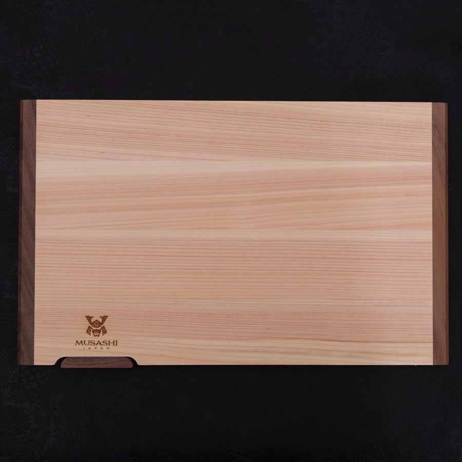 武蔵砧板檜木帶支架390mm×240mm×15mm – MUSASHI