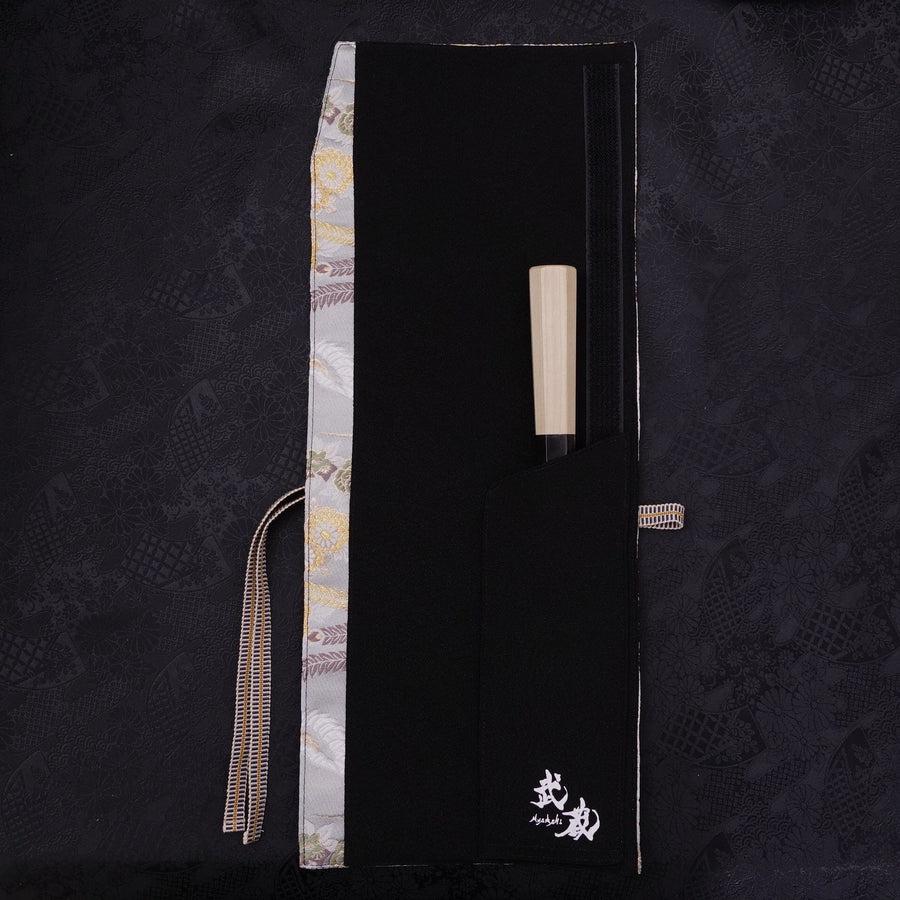 Musashi Japanese Style Kitchen Knife Roll Phoenix White 1 Pocket Handmade-[Musashi]-[Japanese-Kitchen-Knives]