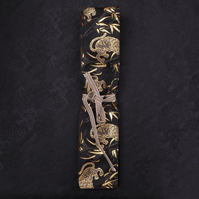 Musashi Japanese Style Kitchen Knife Roll Tora(Tiger) 1 Pocket Handmade-[Musashi]-[Japanese-Kitchen-Knives]
