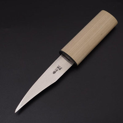 Tanushimaru type Grafted Cutting Knife Aogami-super 105mm Pointed-[Musashi]-[Japanese-Kitchen-Knives]