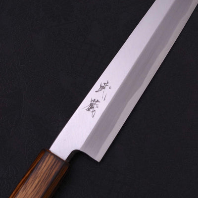 Yanagiba White steel #2 Kasumi Sumi Urushi Handle 270mm-White steel #2-Kasumi-[Musashi]-[Japanese-Kitchen-Knives]